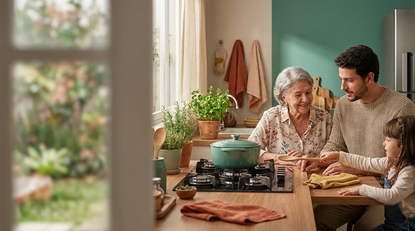 Cozinha segura para idosos: gás, fogão e prevenção — Blog MedicMe