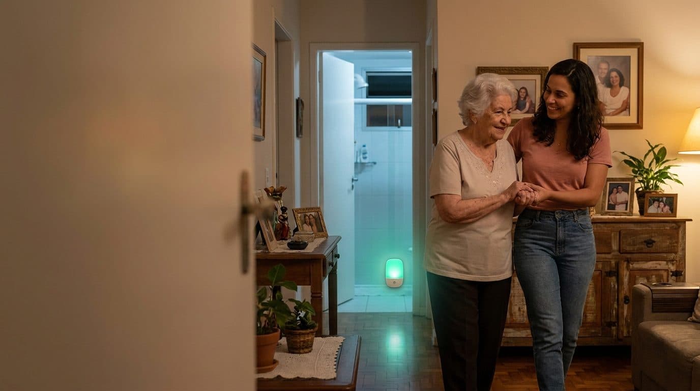 Iluminação noturna: o caminho seguro até o banheiro — Blog MedicMe